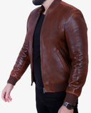 Vintage Cowhide Leather Jacket
