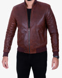 Vintage Cowhide Leather Jacket