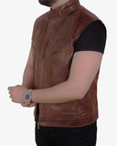 Reeves vintage Leather Vest