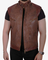 Reeves vintage Leather Vest