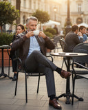 Brown Leather Pilot Jacket