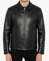 Premium Black Leather Jacket