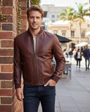 Vintage Cowhide Leather Jacket