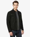 Classic Black Biker Leather Jacket for Men