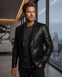 Black Genuine Leather Jacket