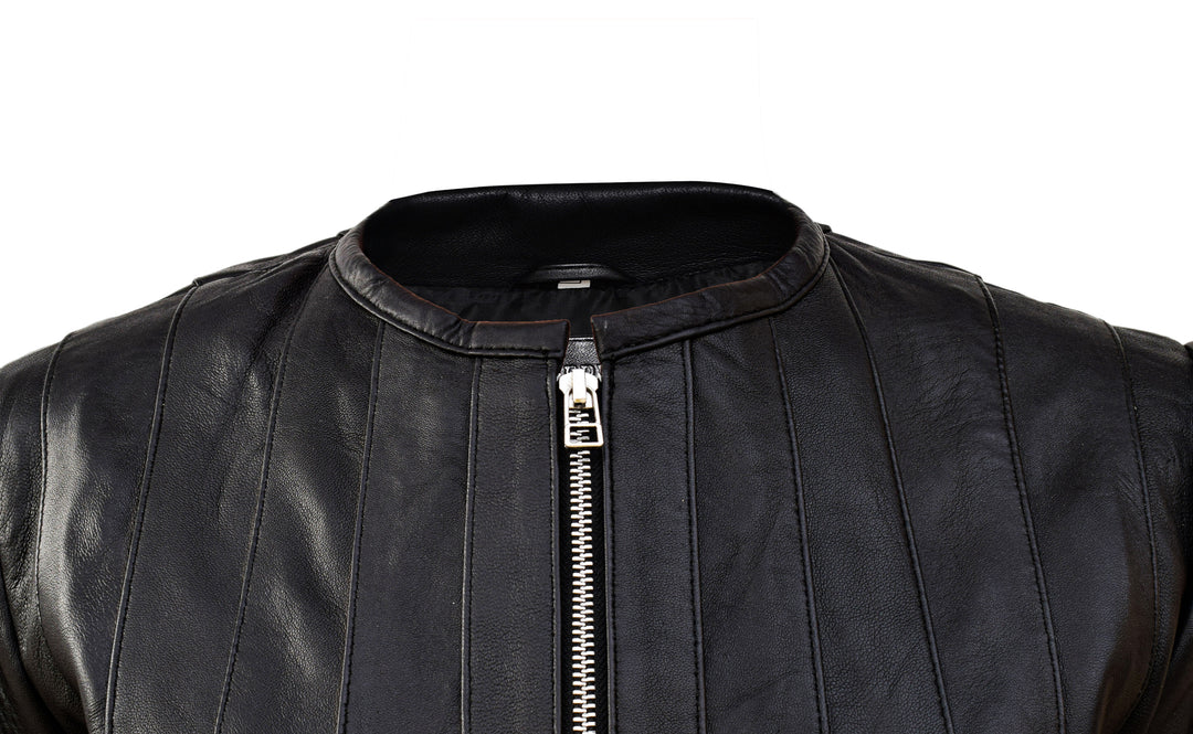 Leather Tailored Jacket Online
