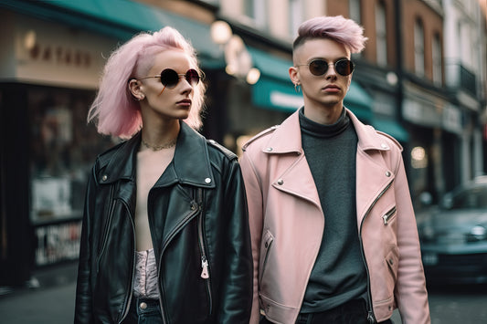 Pink Leather Jacket