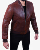Vintage Cowhide Leather Jacket