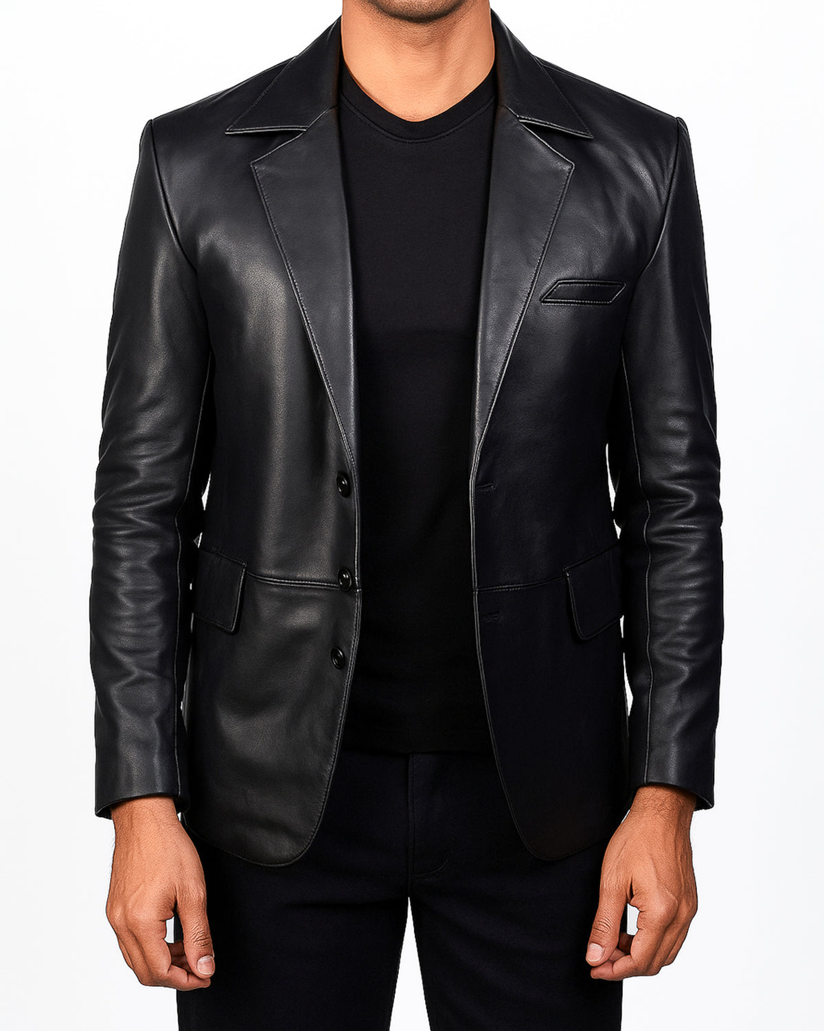 Black Genuine Leather Jacket