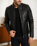 Black Leather Biker Jacket