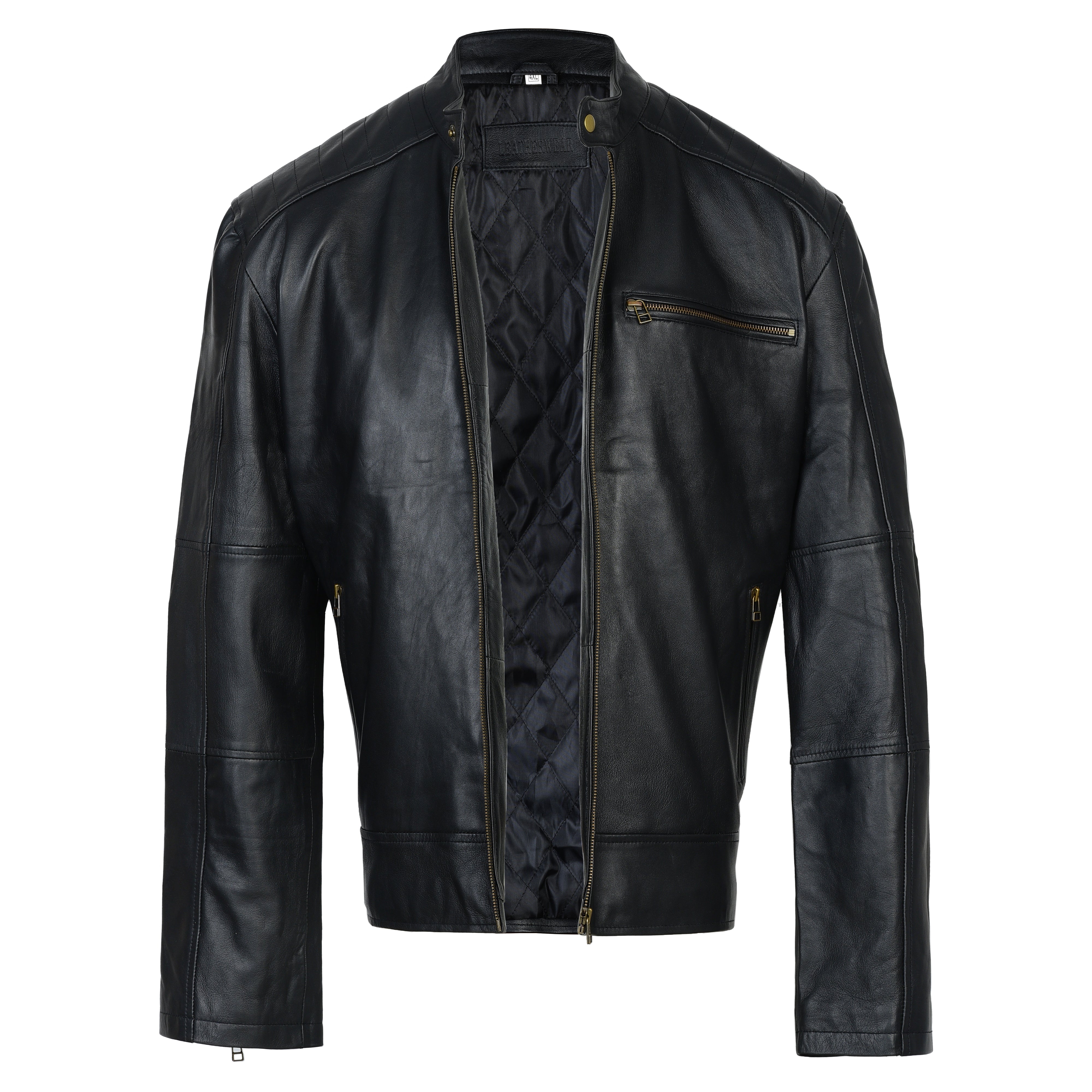 Ryan Classic Black Leather Jacket | LEATHERWEAR