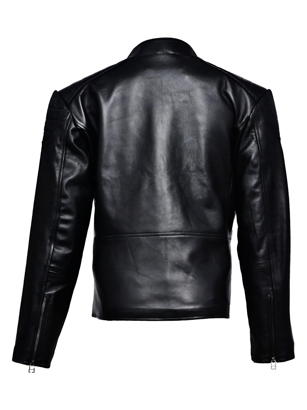 Classic Sheepskin Leather Bomber Jacket