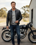 Premium Black Leather Jacket