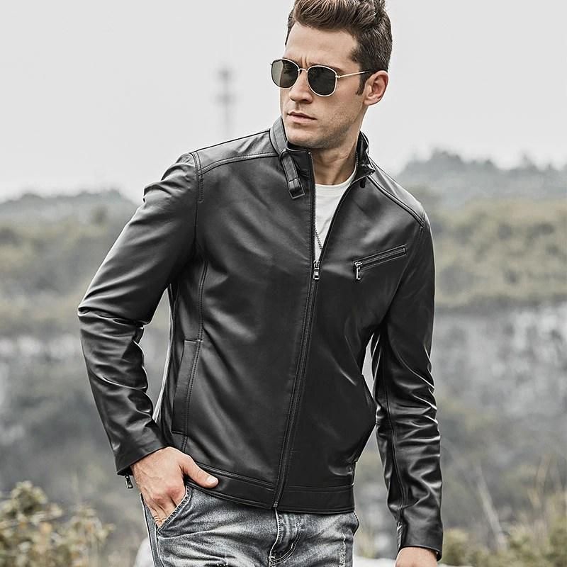 Mens Vertical Lapel Leather Jackets Sydney Designer Quality For Autumn And  Winter Business Casual Wear From Wx7712, $33.39 | DHgate.Com
