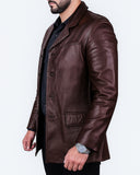 Men's Brown Leather blazer