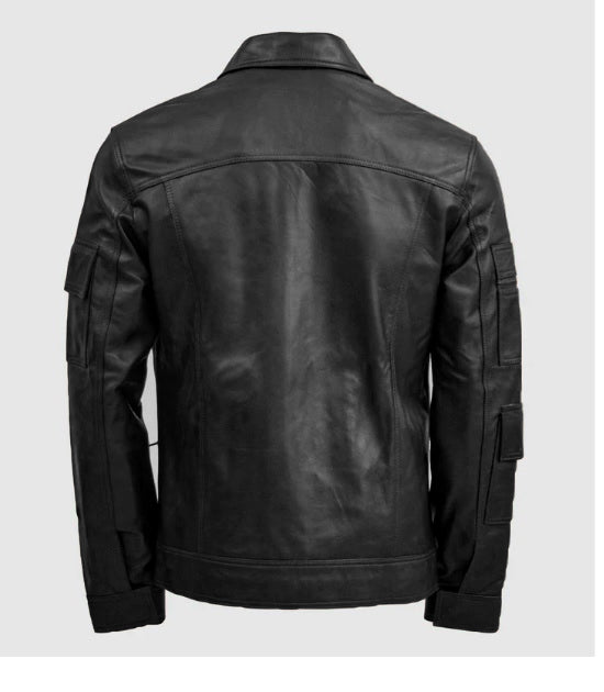 Pilot's Bomber Leather Jacket