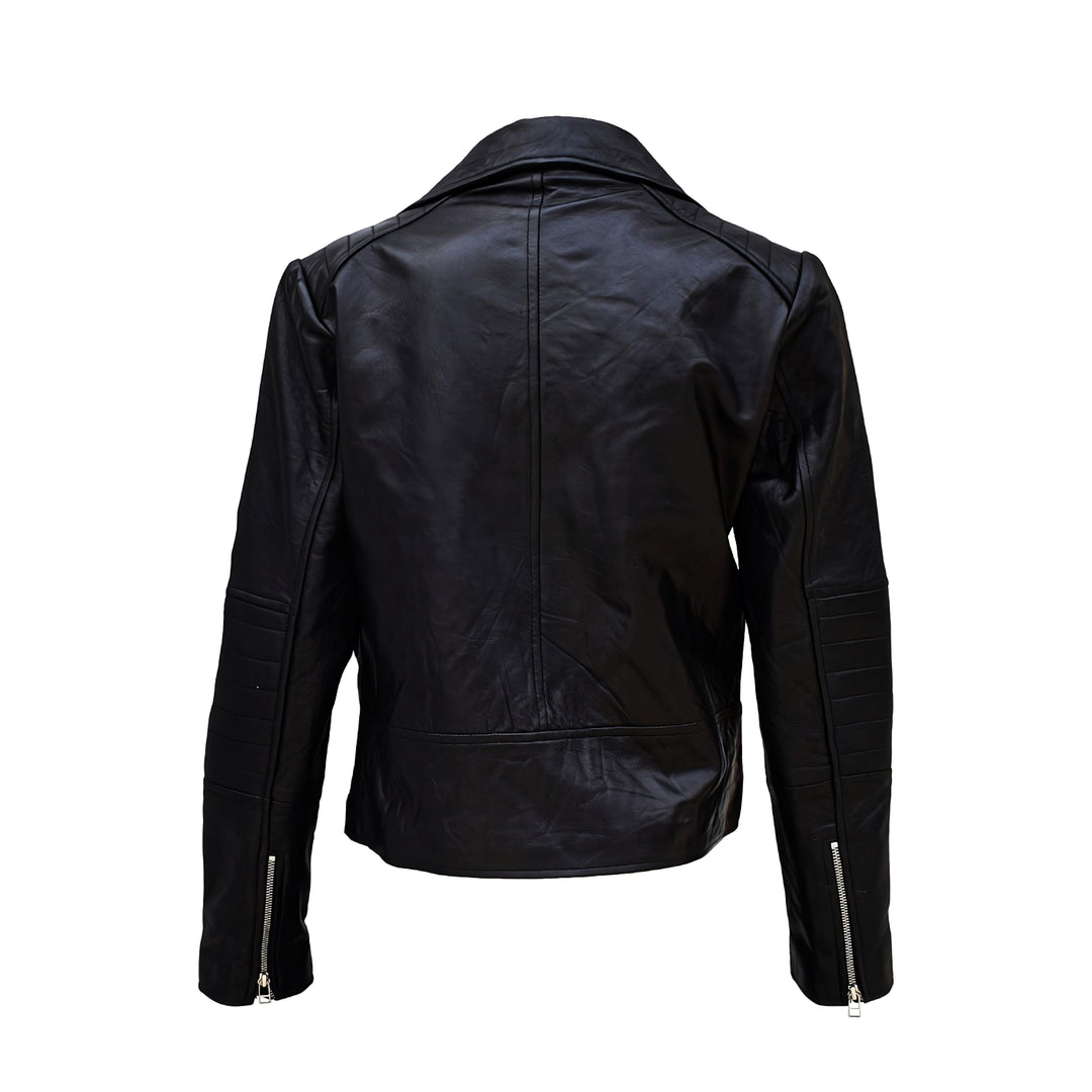 Punk Rock Leather Biker Jacket