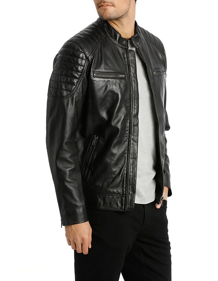 Rugged Racer Leather Jacket