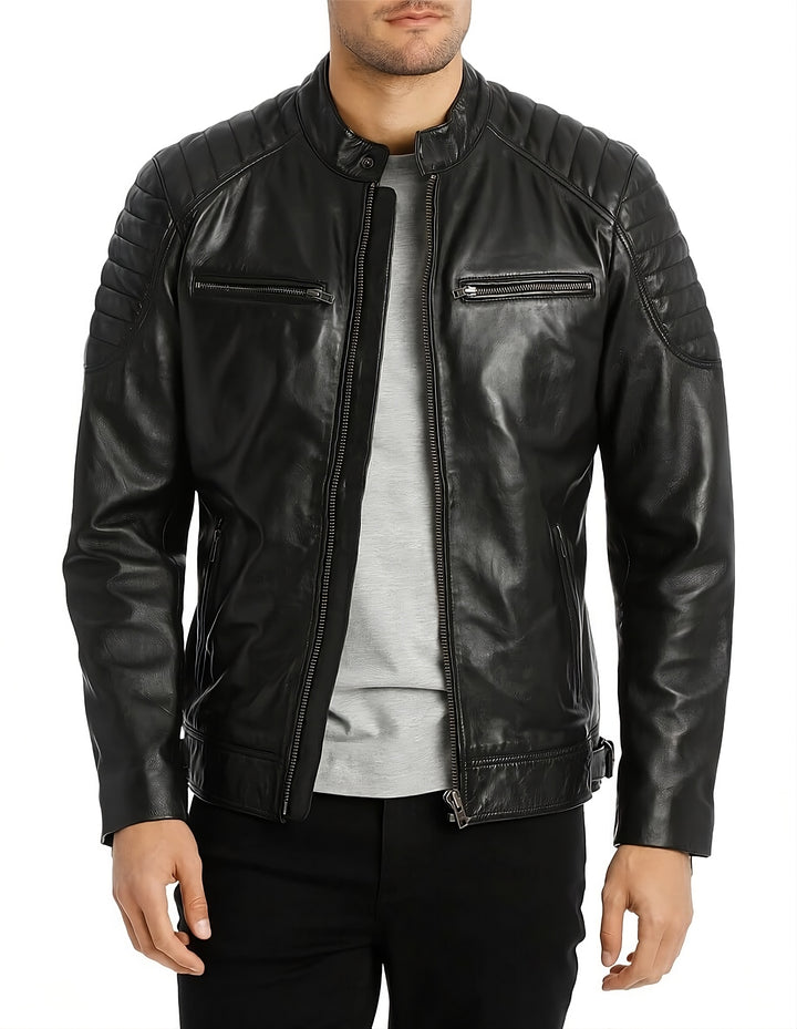 Rugged Racer Leather Jacket