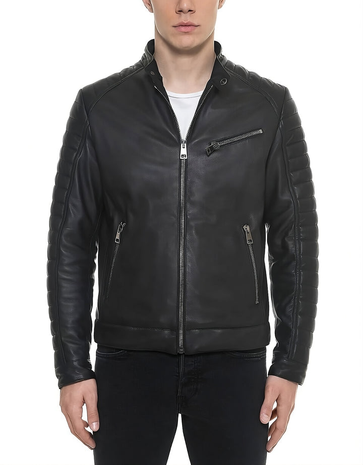 Soft Winter Leather Jacket for Men