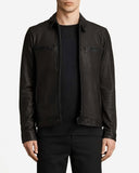 Street-Ready Lambskin Leather Jacket