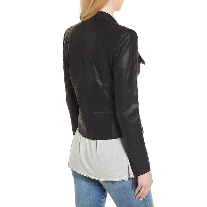 Urban Edge Lambskin Bomber Jacket