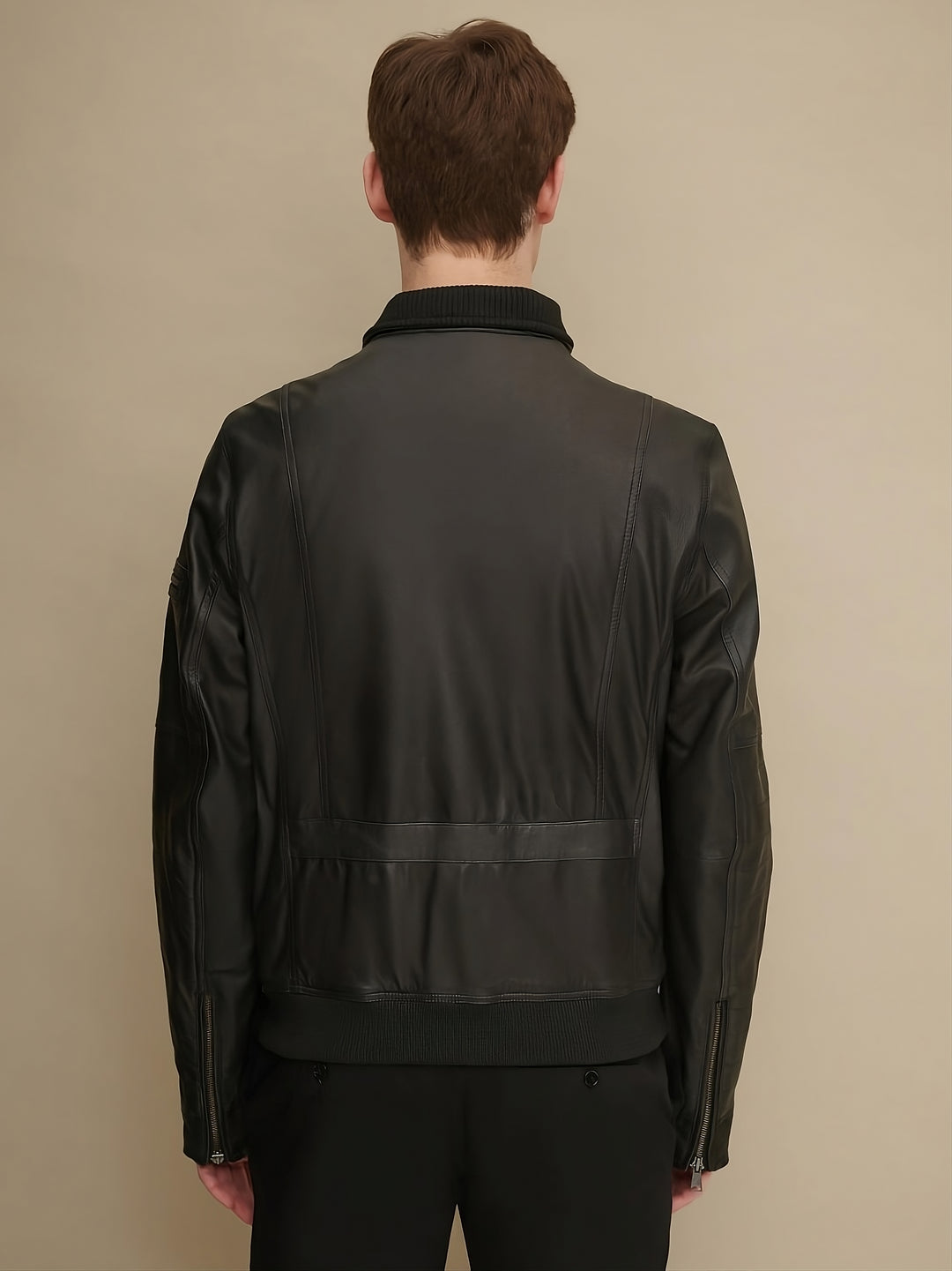 Vincent Leather Bomber Jacket