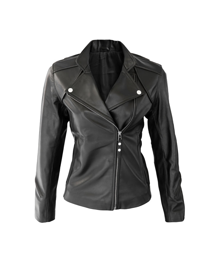 Women’s Fashion Biker Leather Jacket