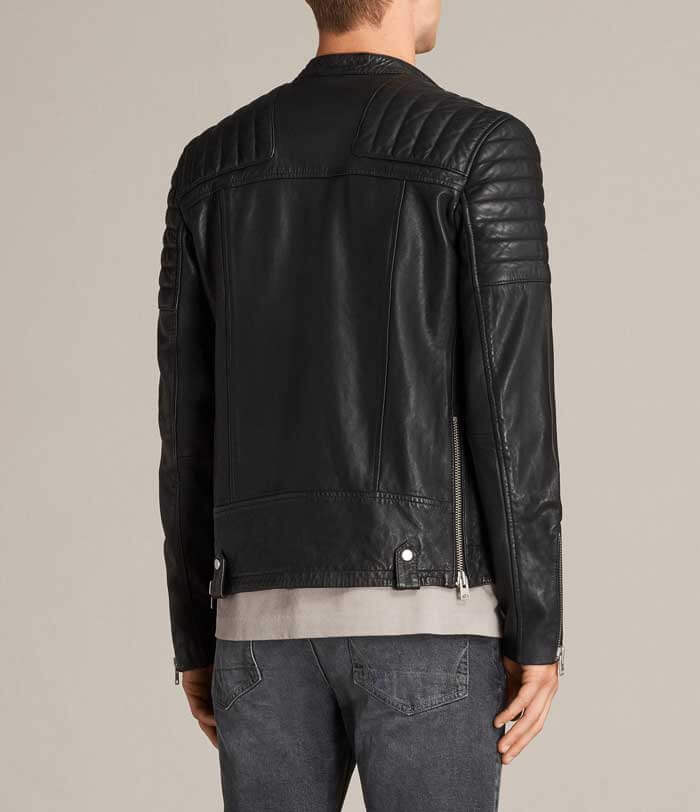 All saints jasper hotsell leather biker jacket