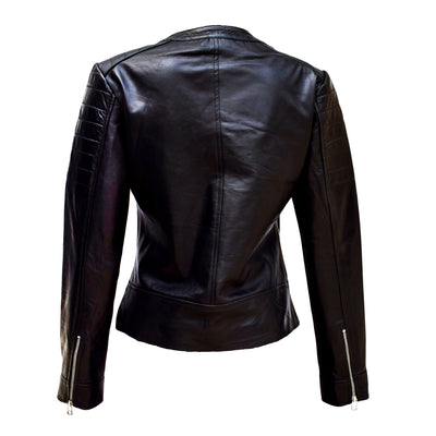 Insulator Black Leather Jacket