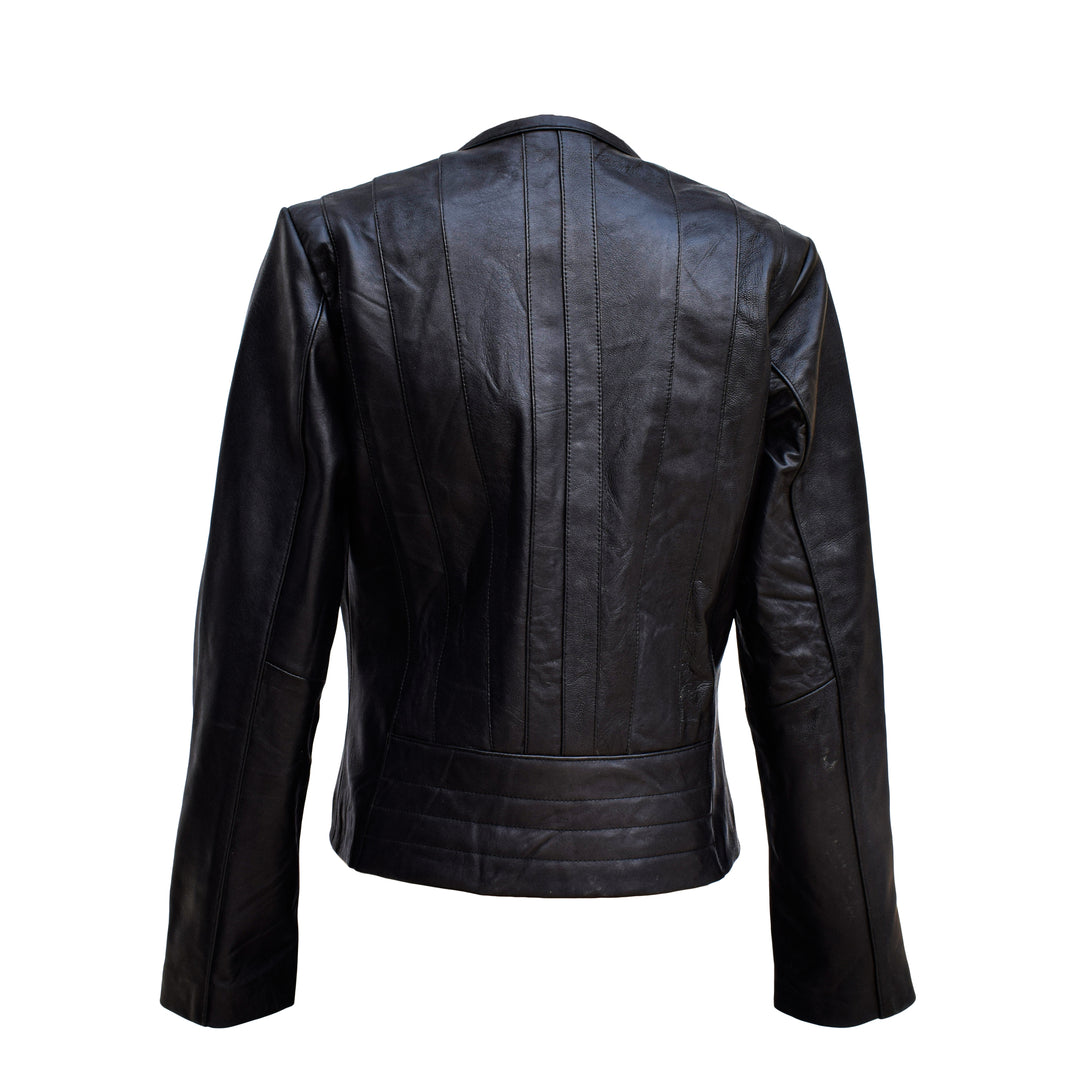 Leather Tailored Jacket For Women