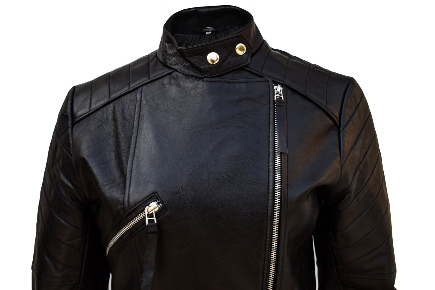 Womens Black Leather Jacket Online