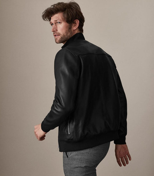 Men's Leather Bomber Jackets – Leatherwear