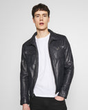 Leather Bomber Jacket For Men