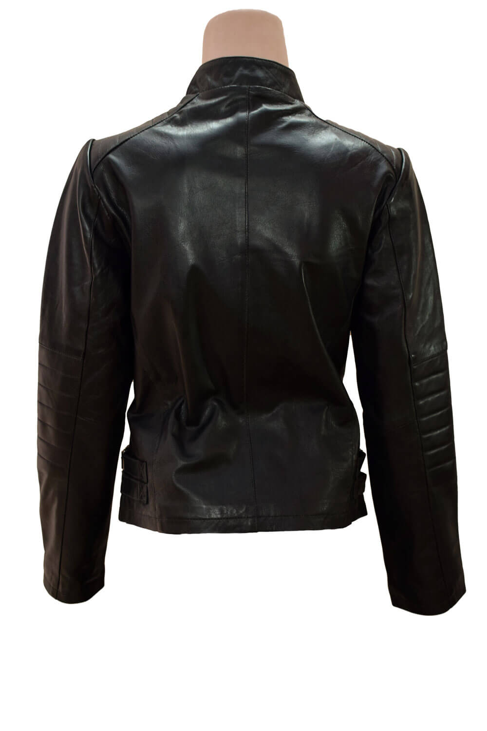 Chic Lambskin Leather Moto Jacket | Women | Lambskin | Leatherwear ...