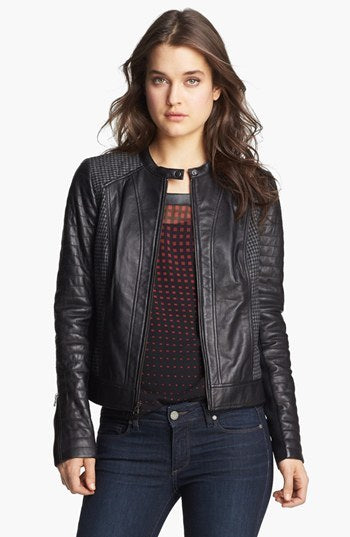 Black Leather Jacket for Women