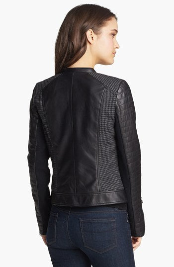 Black Leather Jacket for Women