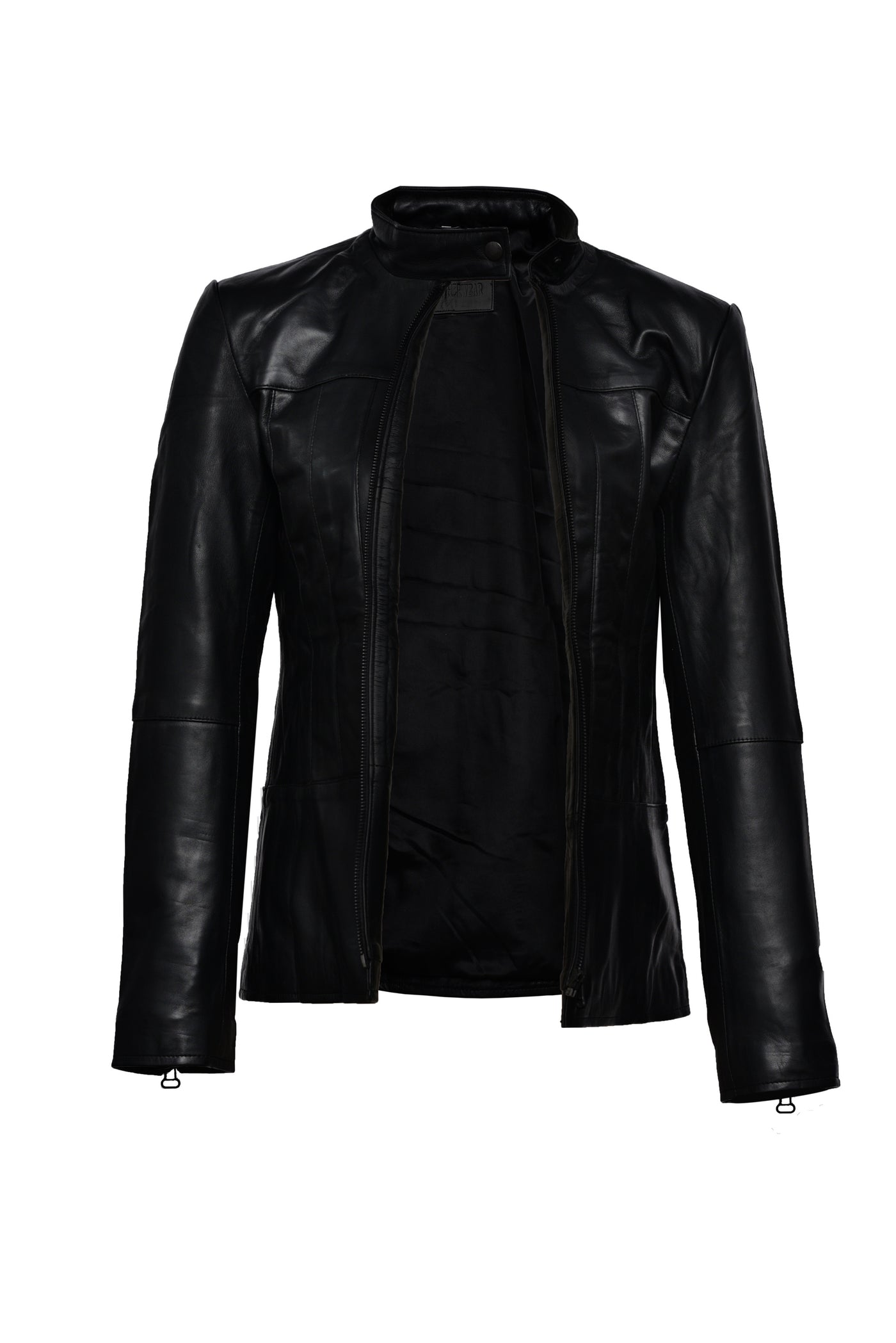 Timeless Black Leather Jacket For Women