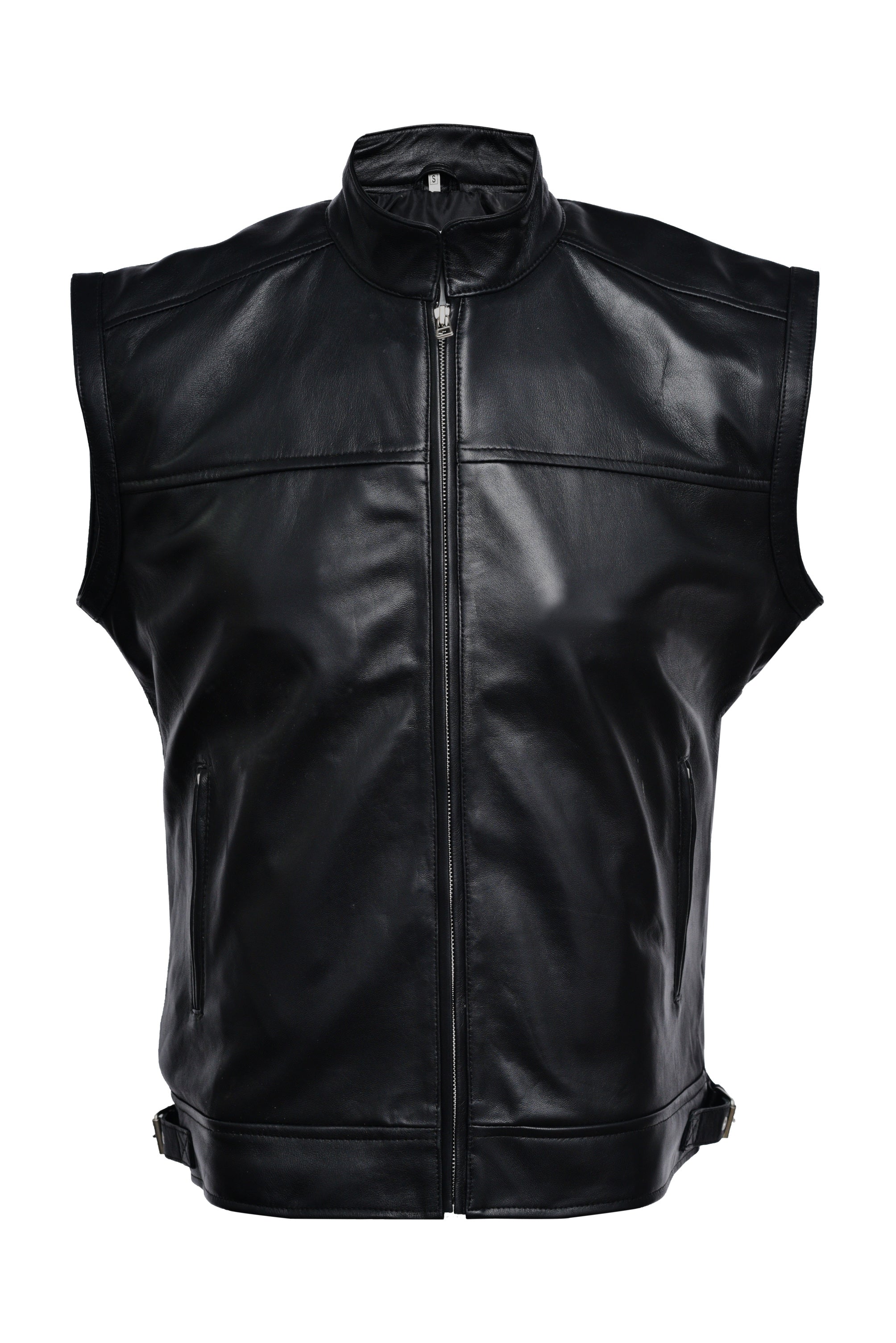 Mens Leather Vest