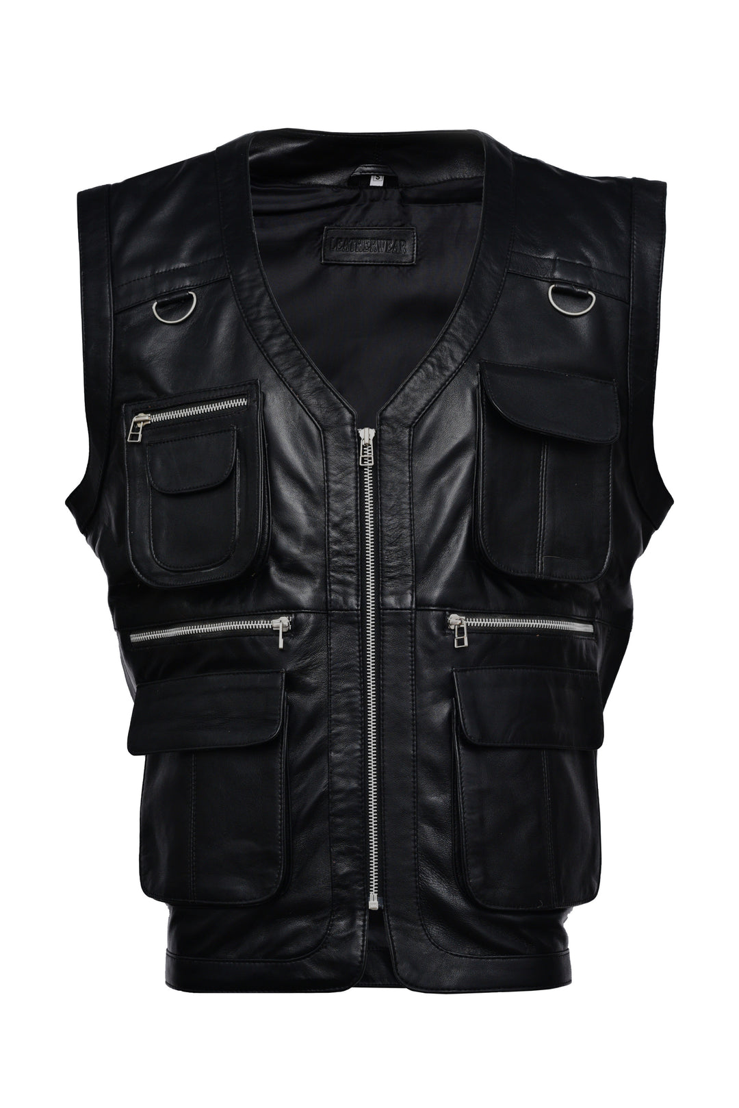 Black Leather Vest