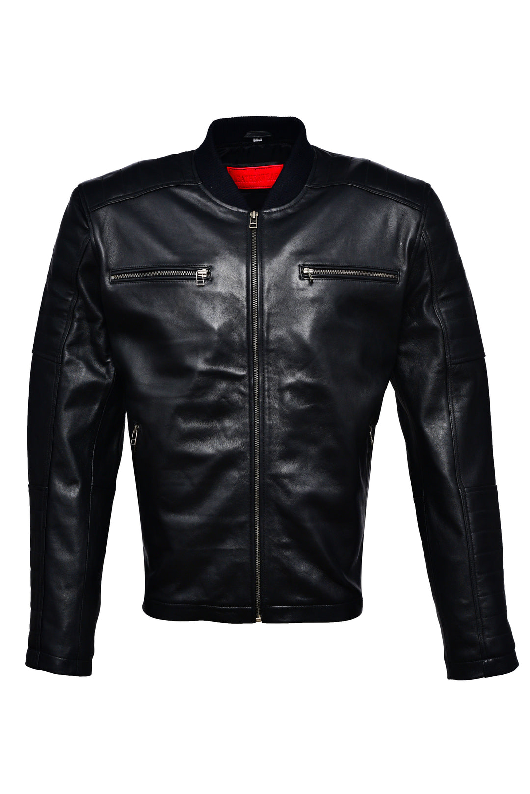 Classic Black Leather Jacket | Men | Sheepskin | Leatherwear | Leatherwear