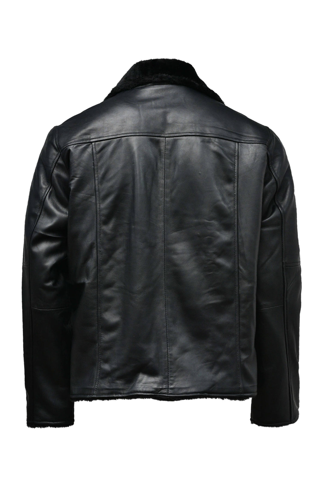 Dacre Montgomery Jet Leather Jacket Fur | Men | Sheepskin | Leatherwear ...