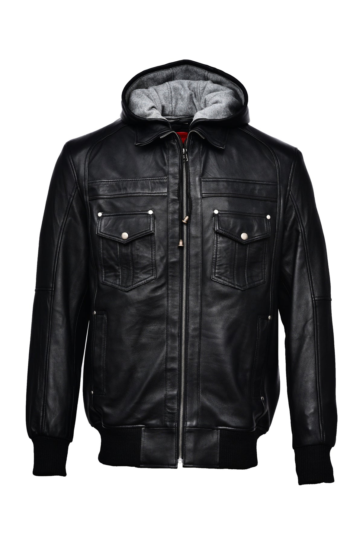 Dreamy Leather Jacket Hoodie | Leatherwear