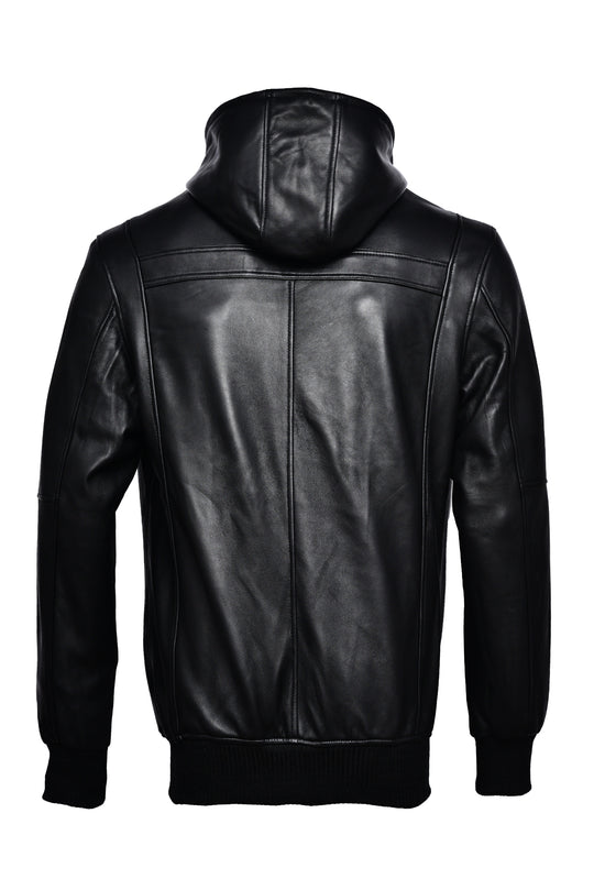 Dreamy Leather Jacket Hoodie | Men | Cowhide | Leatherwear | Leatherwear