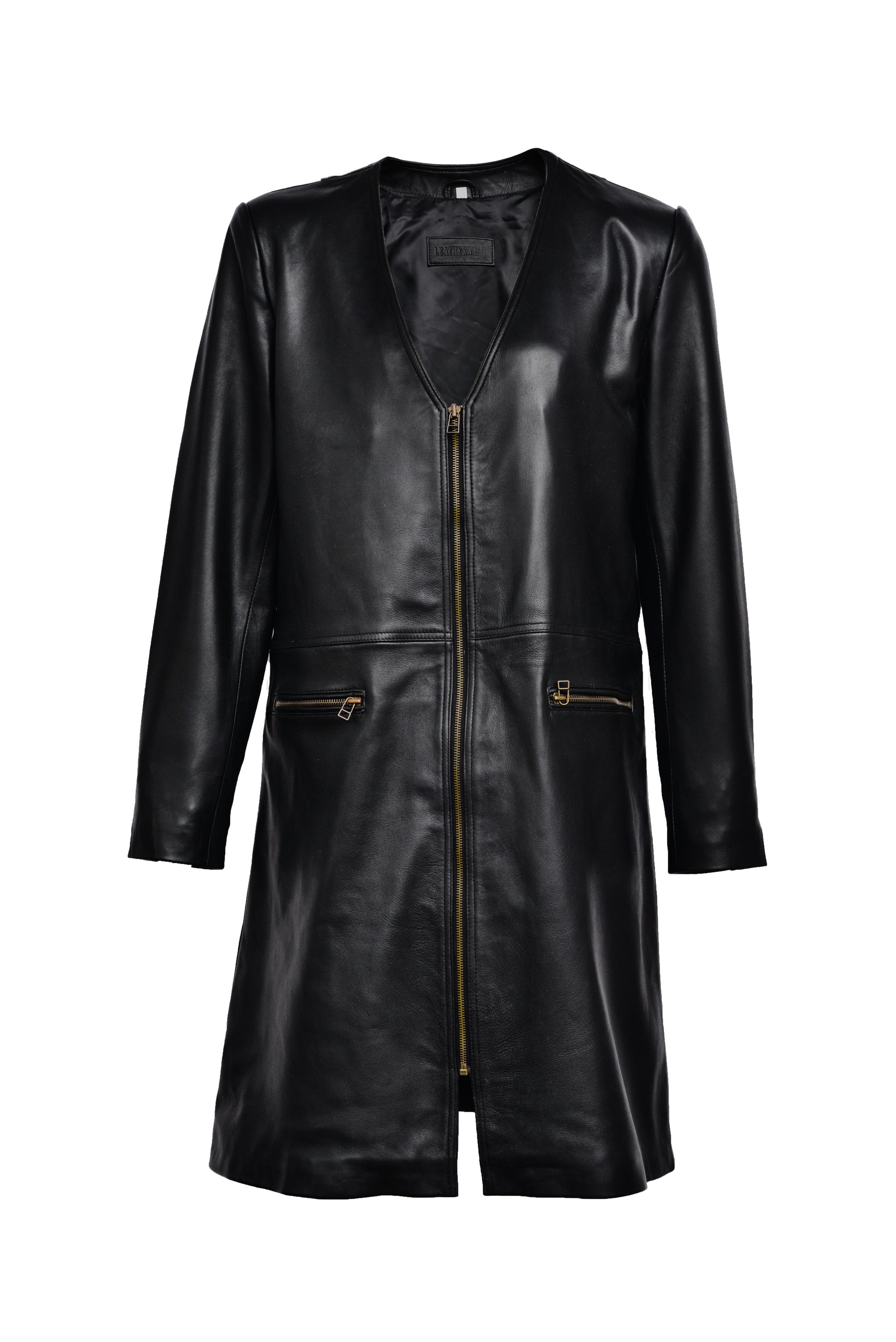 Long Leather Coat