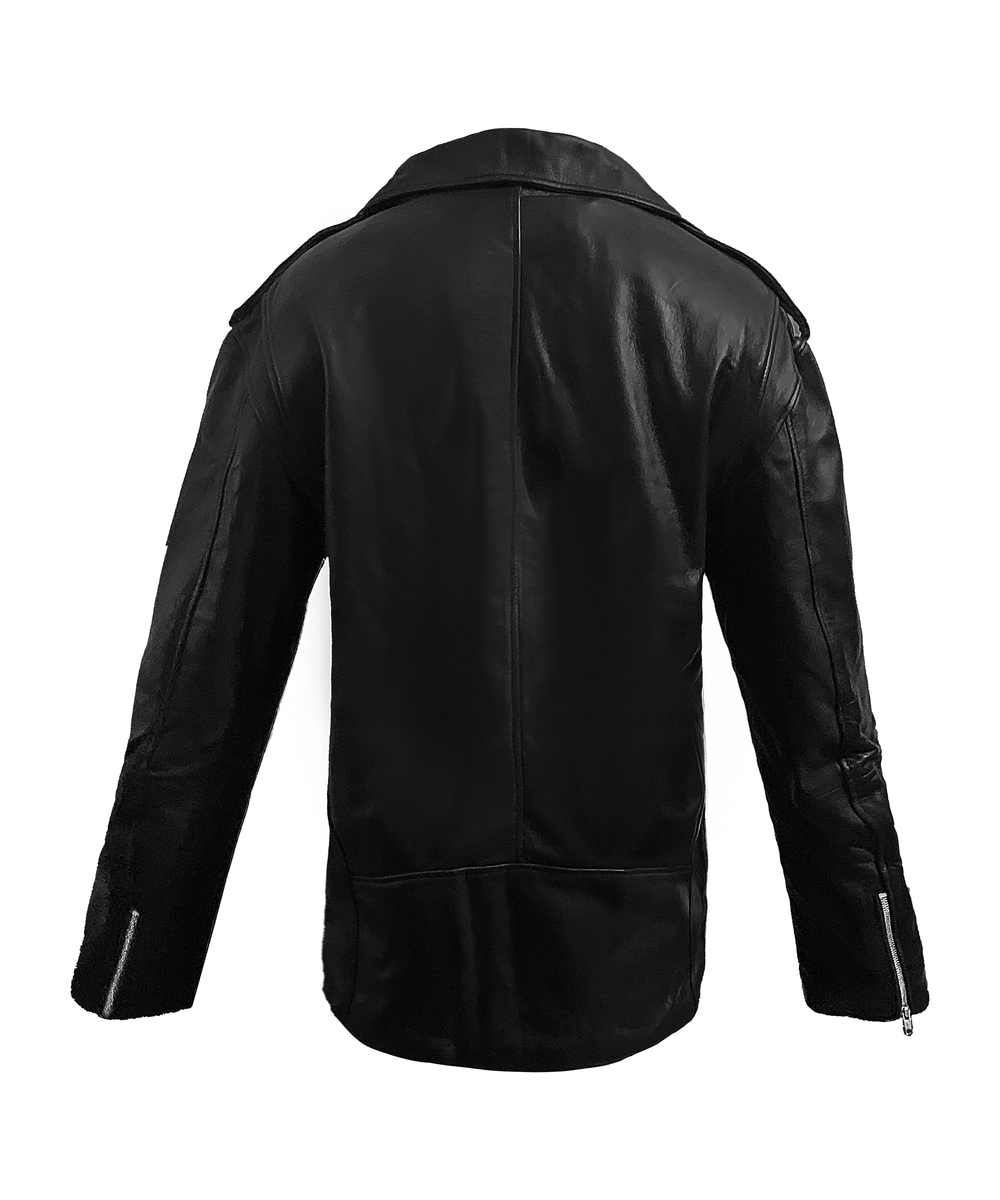 Black Leather Coat For Men